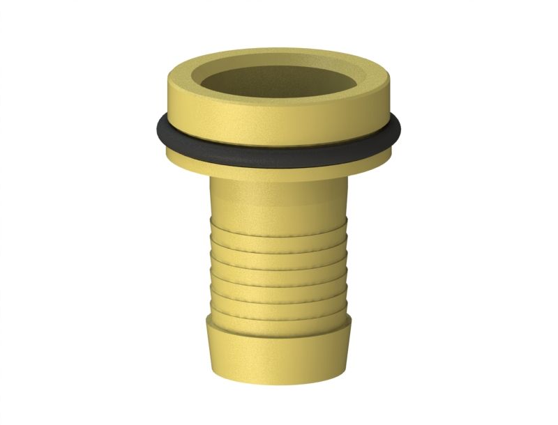 Schloesser JS MS-SCHLAUCHVERSCHRAUB.,SCHWER 1-TEILIG,FLACHDICHTEND,1"x1 1/4"