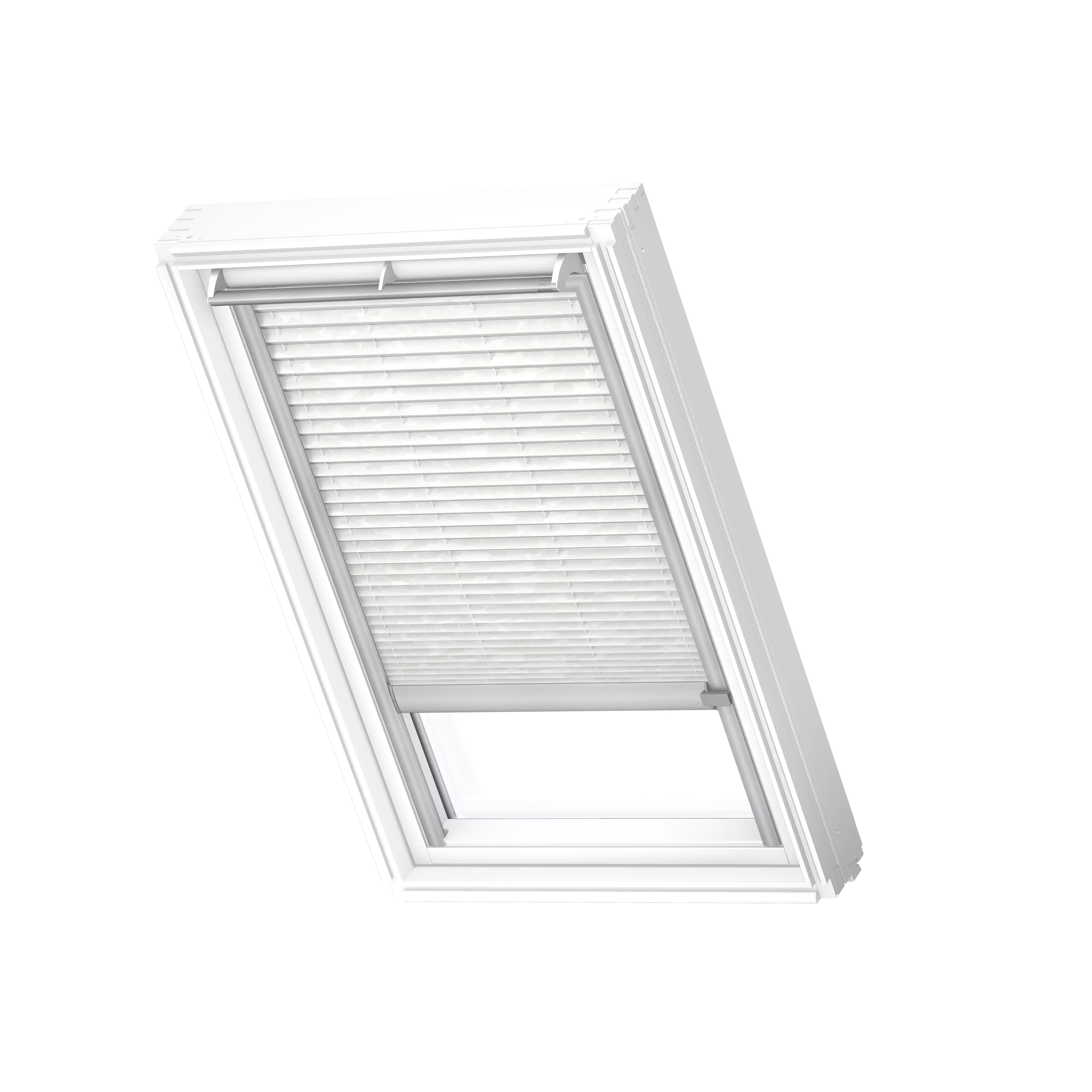 VELUX Plissee solar Weiss gemustert, alu Schiene, Premium FSL SK10 1256K VELUX Plissee solar Weiss gemustert, alu Schiene, Premium FSL SK10 1256K