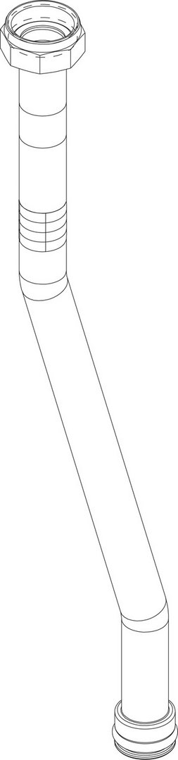 BOSCH Ersatzteil TTNR: 87186686740 Rohr 1 RL oben