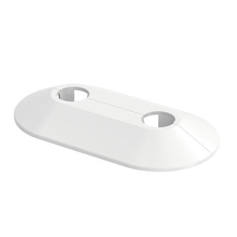 Flamco Doppelrosette RVD 15/50 weiss, Kunststoff 12569 Flamco Doppelrosette RVD 15/50 weiss, Kunststoff 12569