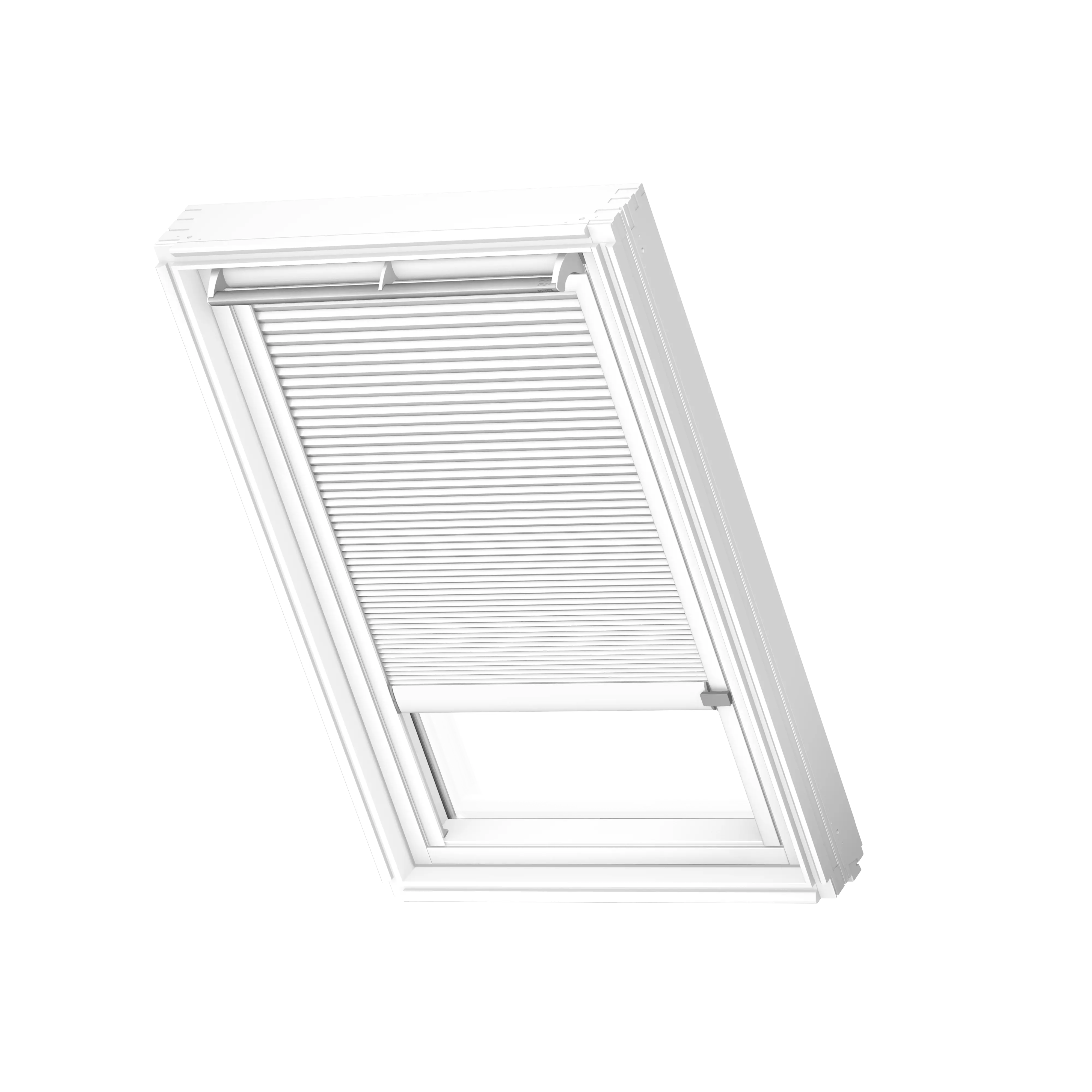 VELUX Wabenplissees elektro Weiss, weisse Schiene, Standard FMC M10 1045KWL