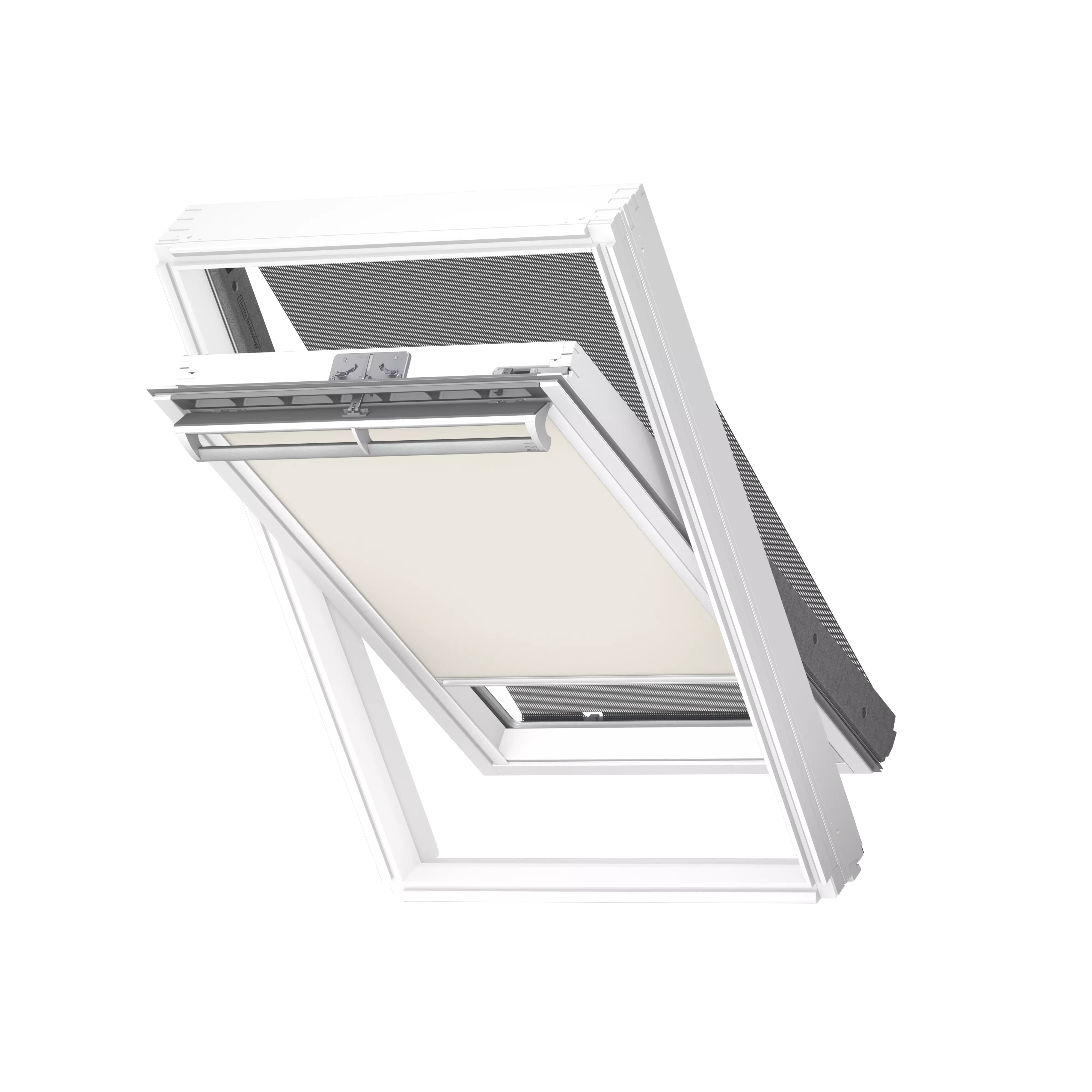 VELUX Vorteils-Set Markise u. Verd.-Rollo Hellbeige, weisse Schiene, Standard DOP UK10 1085SWL VELUX Vorteils-Set Markise u. Verd.-Rollo Hellbeige, weisse Schiene, Standard DOP UK10 1085SWL