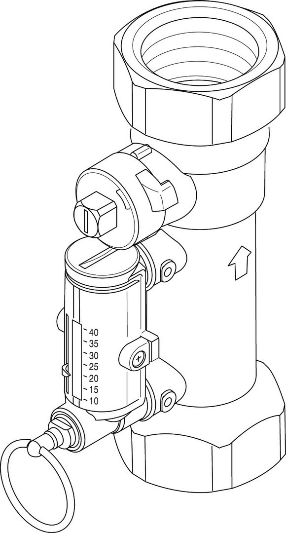 BOSCH Ersatzteil TTNR: 87185320690 Durchflussmesser 30-120 l/min