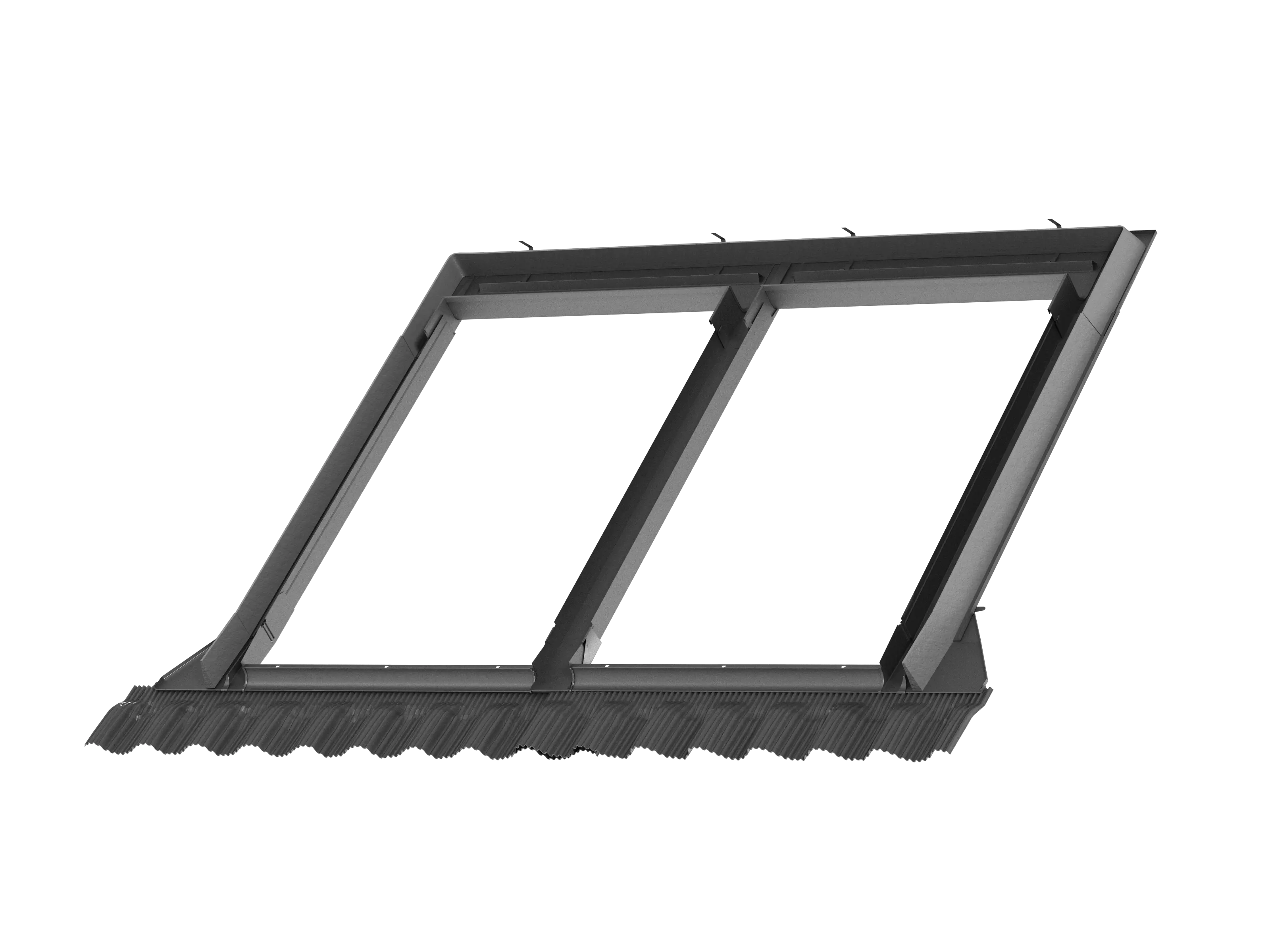 VELUX Kombi-Eindeckrahmen 10-16 Ziegel hoch/Welle u. links/rechts Al EKW CK02 2021M VELUX Kombi-Eindeckrahmen 10-16 Ziegel hoch/Welle u. links/rechts Al EKW CK02 2021M