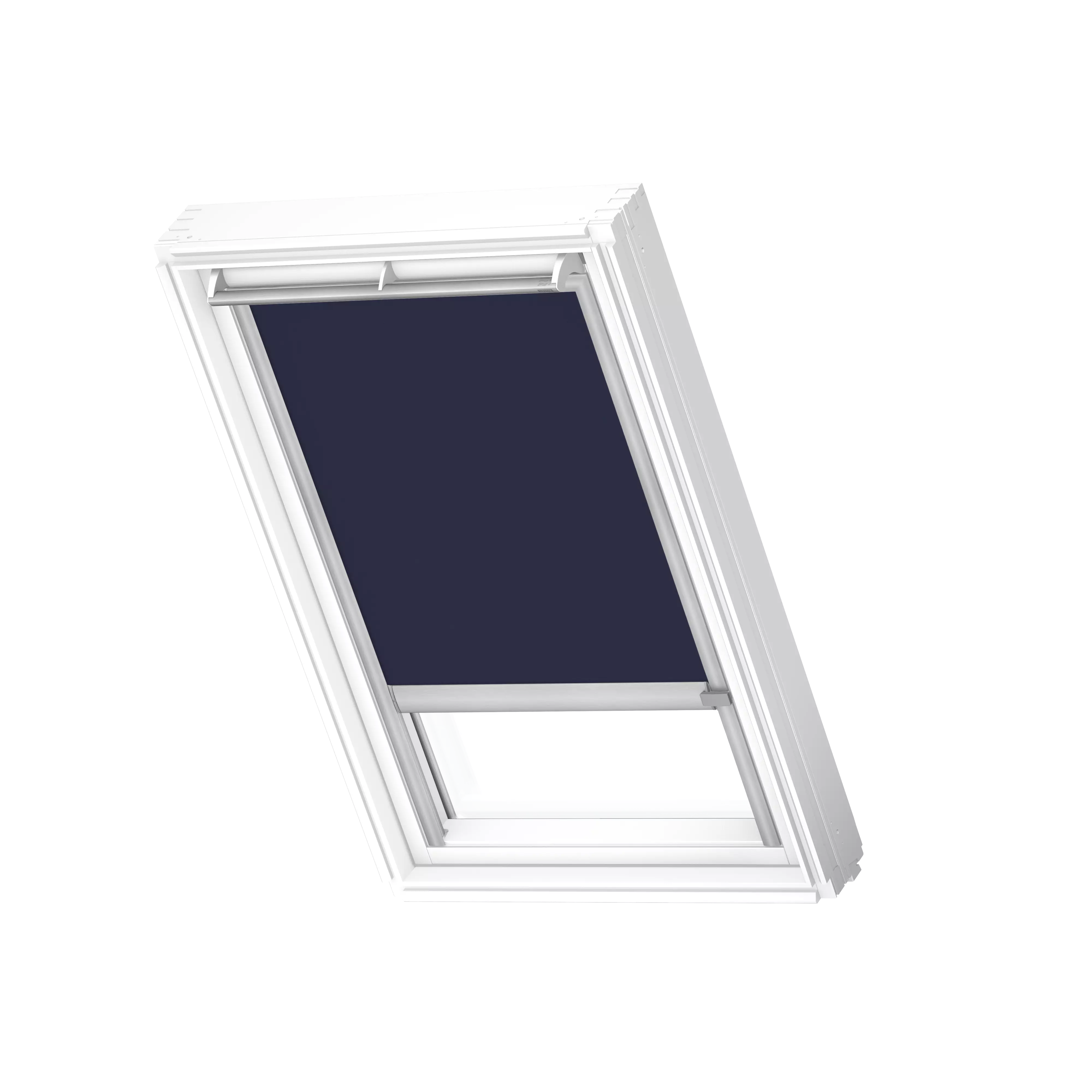 VELUX Verdunkelungs-Rollo elektro Dunkelblau, alu Schiene, Standard DML PK06 1100K