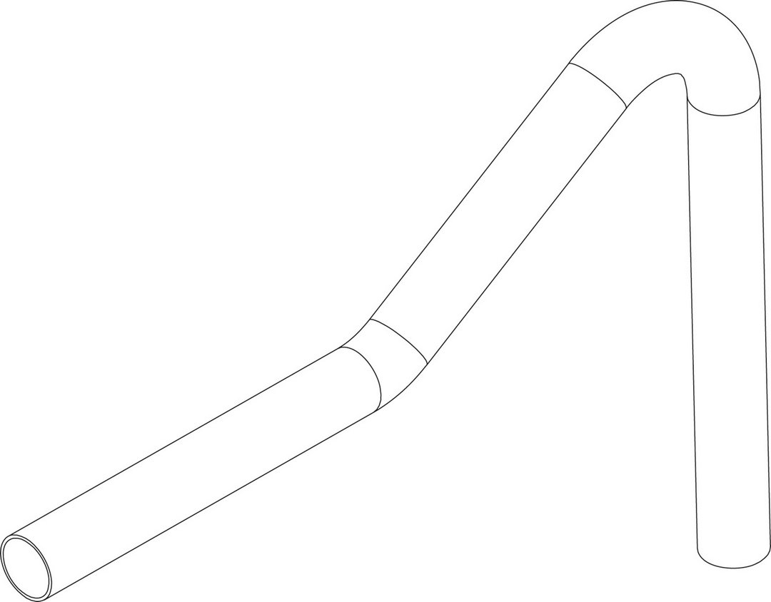 BOSCH Ersatzteil TTNR: 8737602555 Rohr Warmwasser