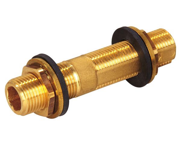 Flamco 1/2" AG-Wandscheibe, L-100mm Wandstaerke 30-55mm, Verdrehschutz, SW17 M1393120 Flamco 1/2" AG-Wandscheibe, L-100mm Wandstaerke 30-55mm, Verdrehschutz, SW17 M1393120