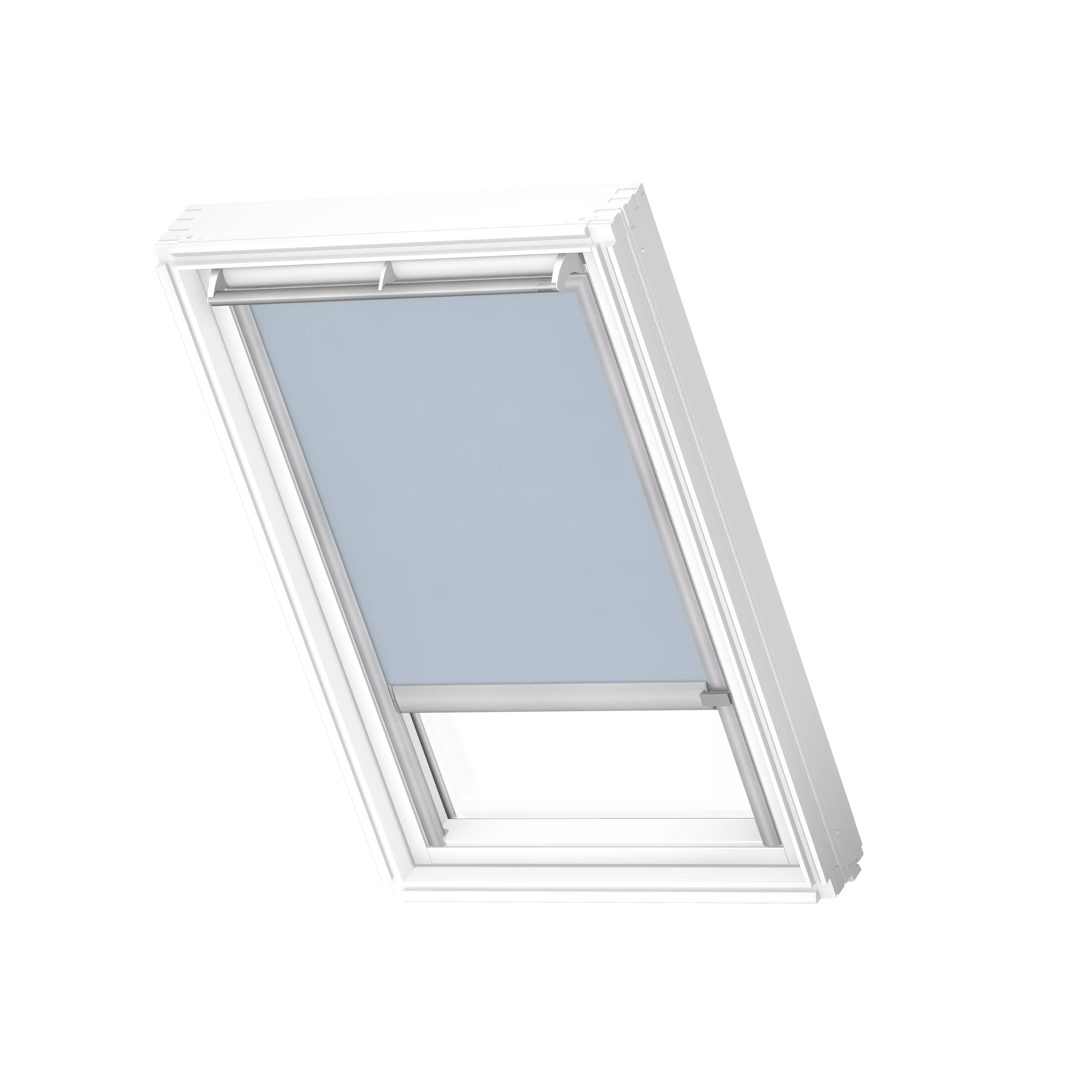 VELUX Sichtschutz-Rollo elektro Himmelblau, alu Schiene, Premium RML CK02 4166K