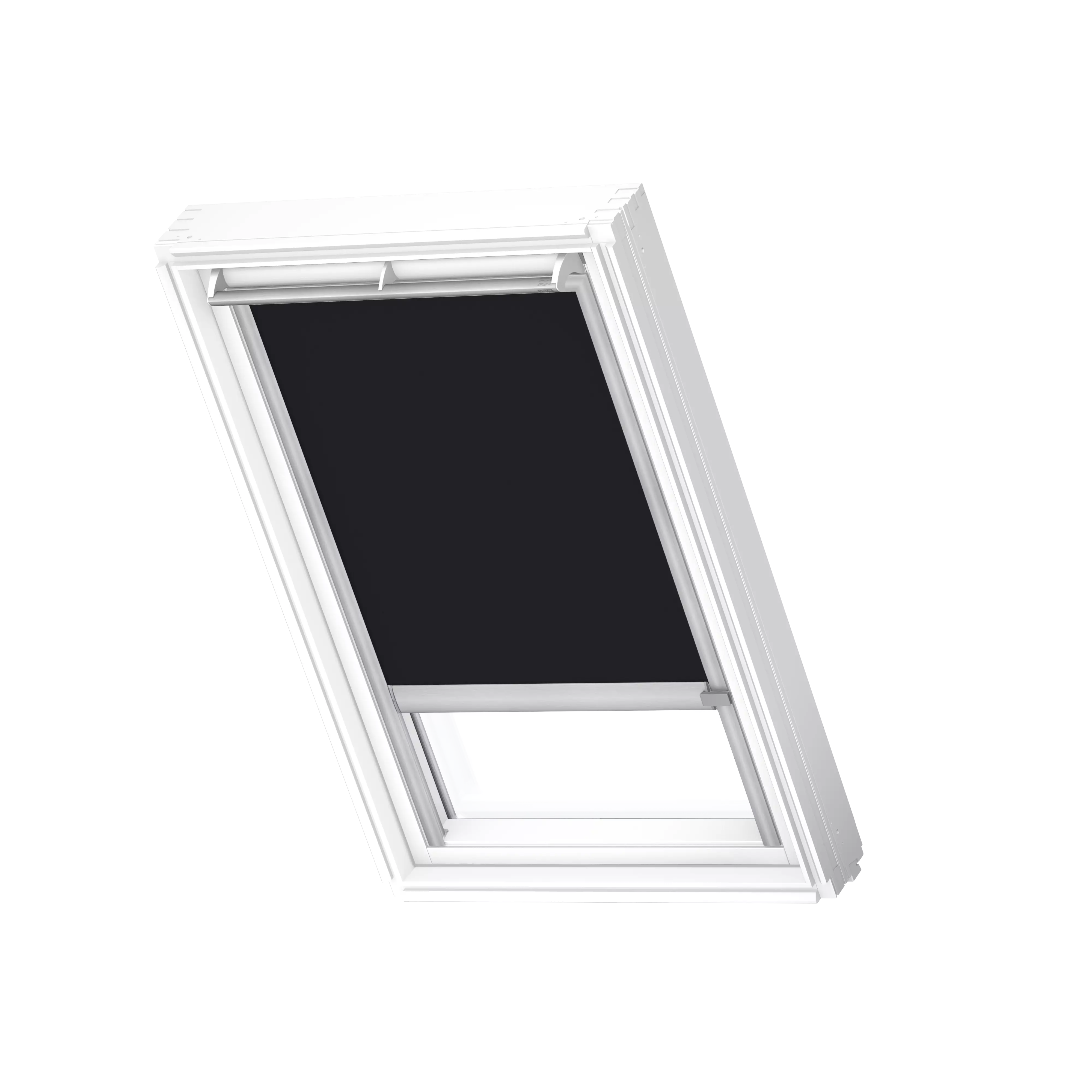 VELUX Verdunkelungs-Rollo elektro Schwarz, alu Schiene, Premium DML P10 3009K