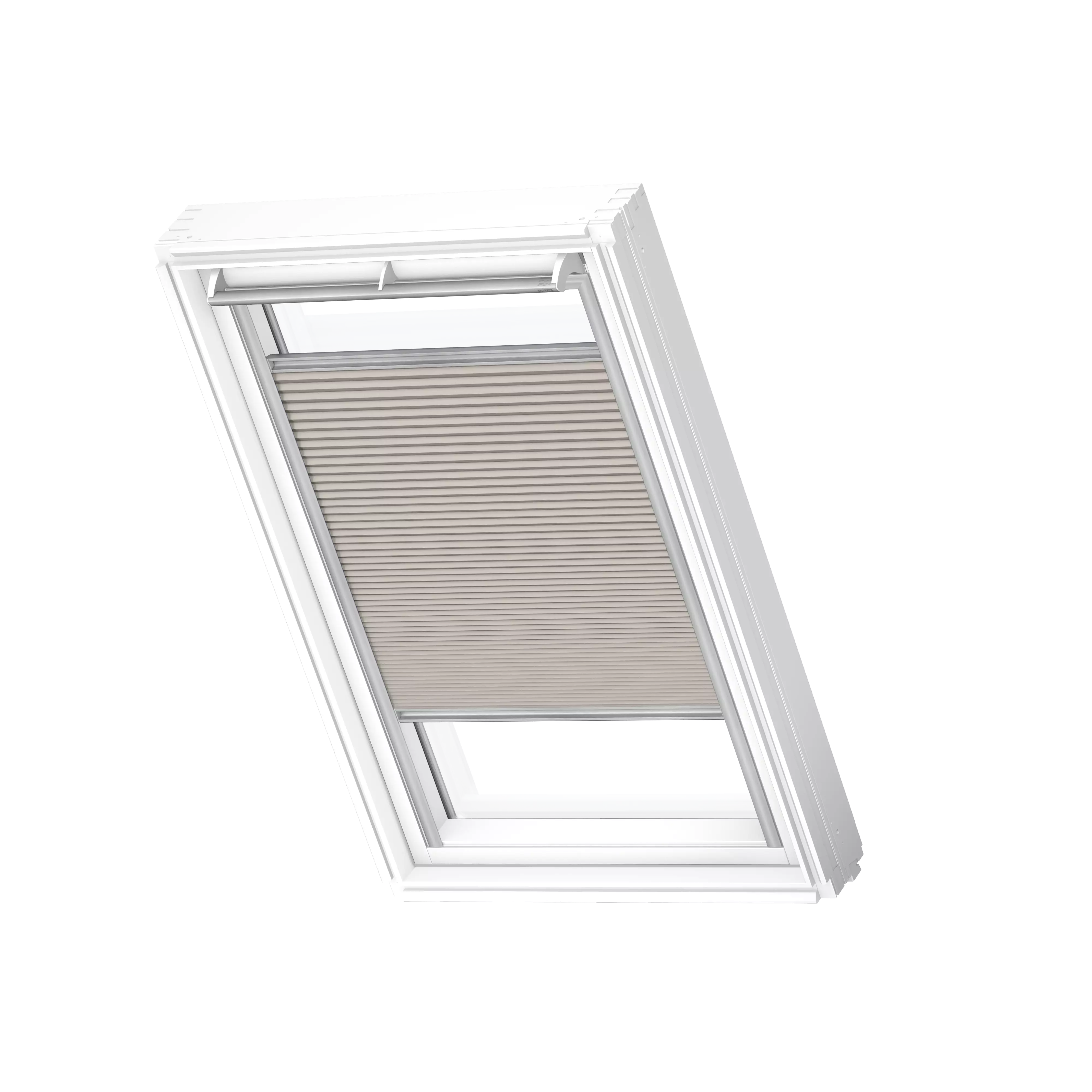 VELUX Wabenplissee Cremegrau, alu Schiene, Premium FHC C02 1171S VELUX Wabenplissee Cremegrau, alu Schiene, Premium FHC C02 1171S