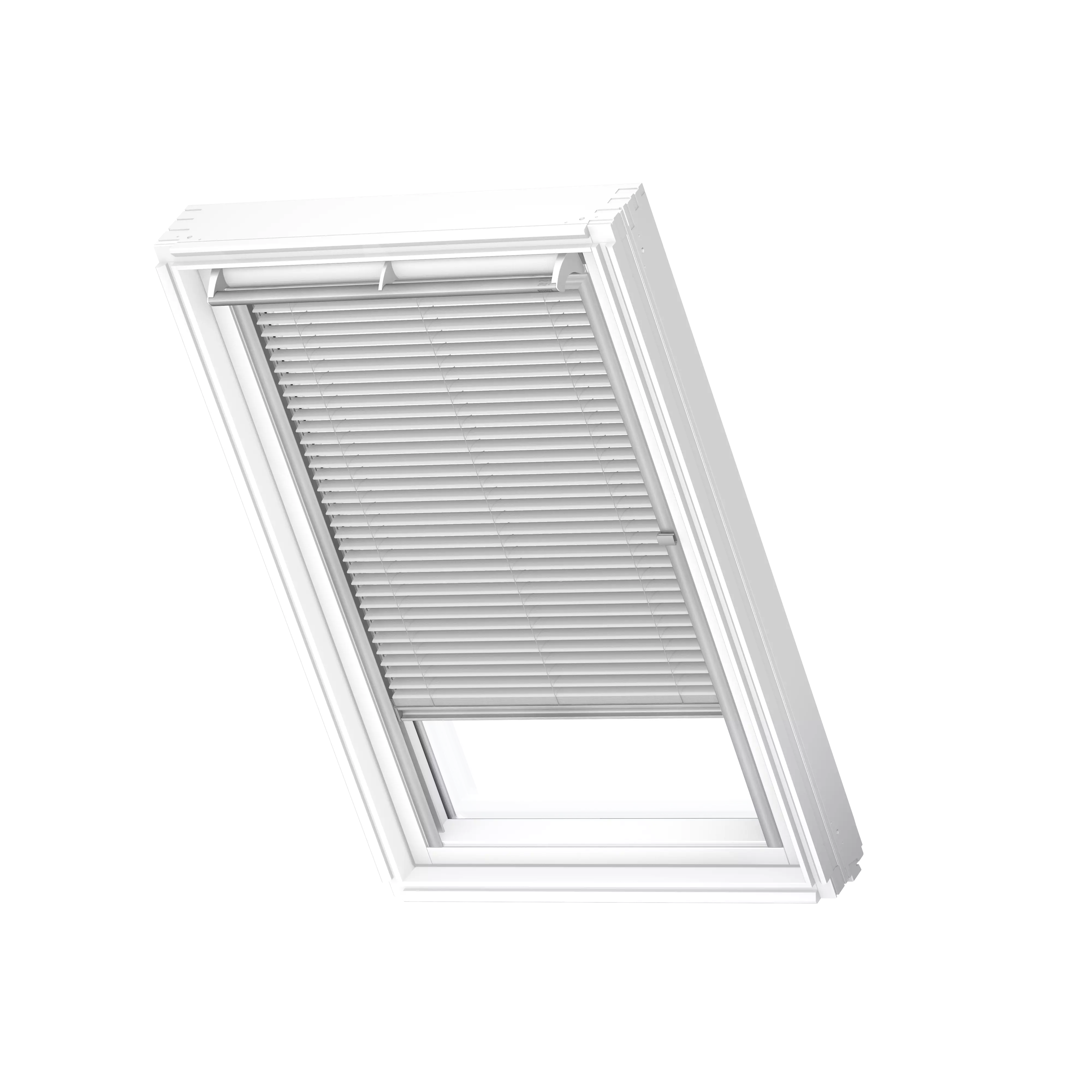 VELUX Jalousie manuell Silber gebuerstet, alu Schiene, Standard PAL C02 7057S VELUX Jalousie manuell Silber gebuerstet, alu Schiene, Standard PAL C02 7057S
