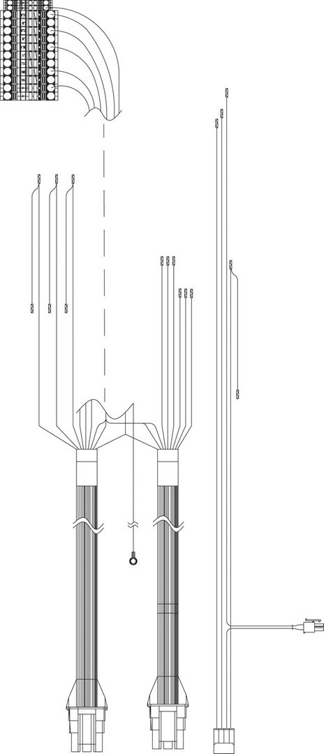 BOSCH Ersatzteil TTNR: 8738207580 Anschlusskabel Elektrischer Zuheizer 9kW