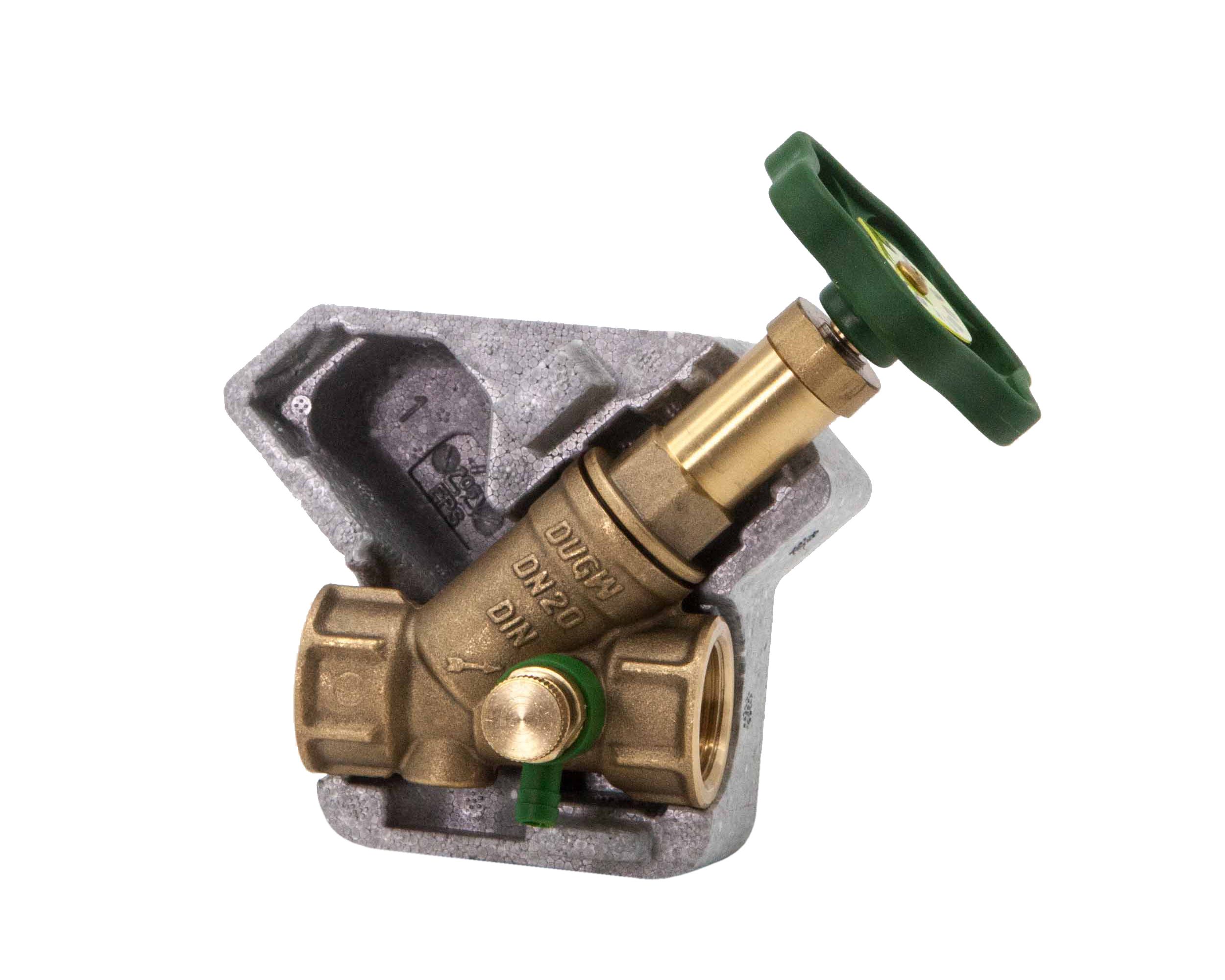 Schloesser JS FREISTROMVENTIL, MUFFENANSCHL. M.ENTL.,N.STEIG.SP,M.DS,DN20,DVGW Schloesser JS FREISTROMVENTIL, MUFFENANSCHL. M.ENTL.,N.STEIG.SP,M.DS,DN20,DVGW
