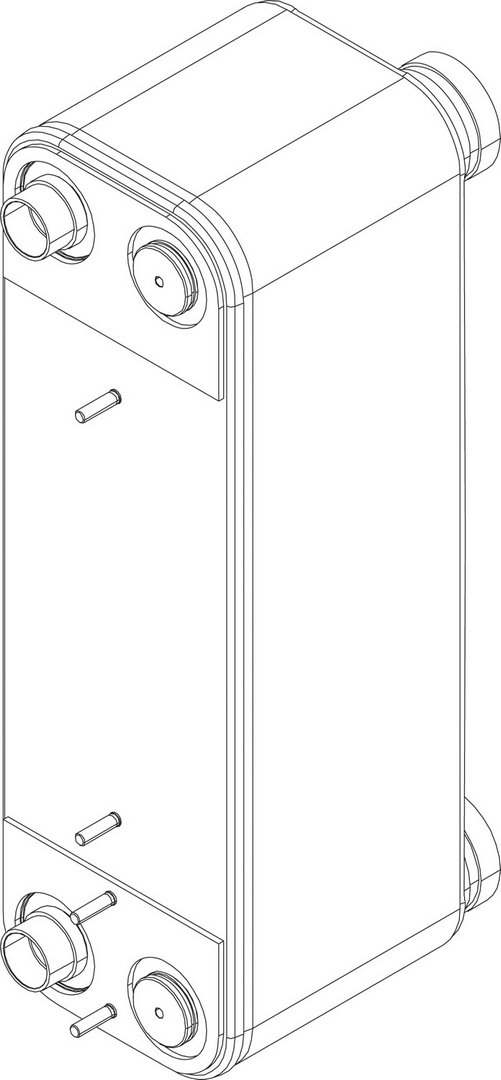 BOSCH Ersatzteil TTNR: 8738206730 Verfluessiger BH112AH- 90 Alfa Laval
