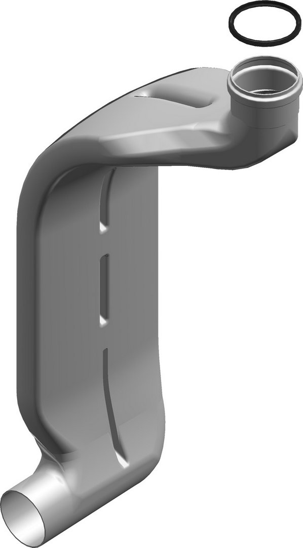 BOSCH Ersatzteil TTNR: 7747010204 Abgaskanal DN80 everp