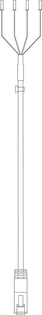 BOSCH Ersatzteil TTNR: 8738206768 Kabel fuer Anzeige R101/5200 10m