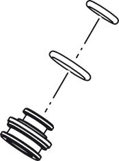 BOSCH Ersatzteil TTNR: 8718583543 Duese D3,95 everp
