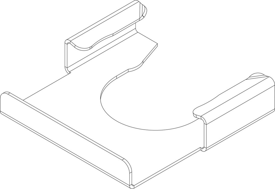 BOSCH Ersatzteil TTNR: 87161064320 Sicherungsklammer