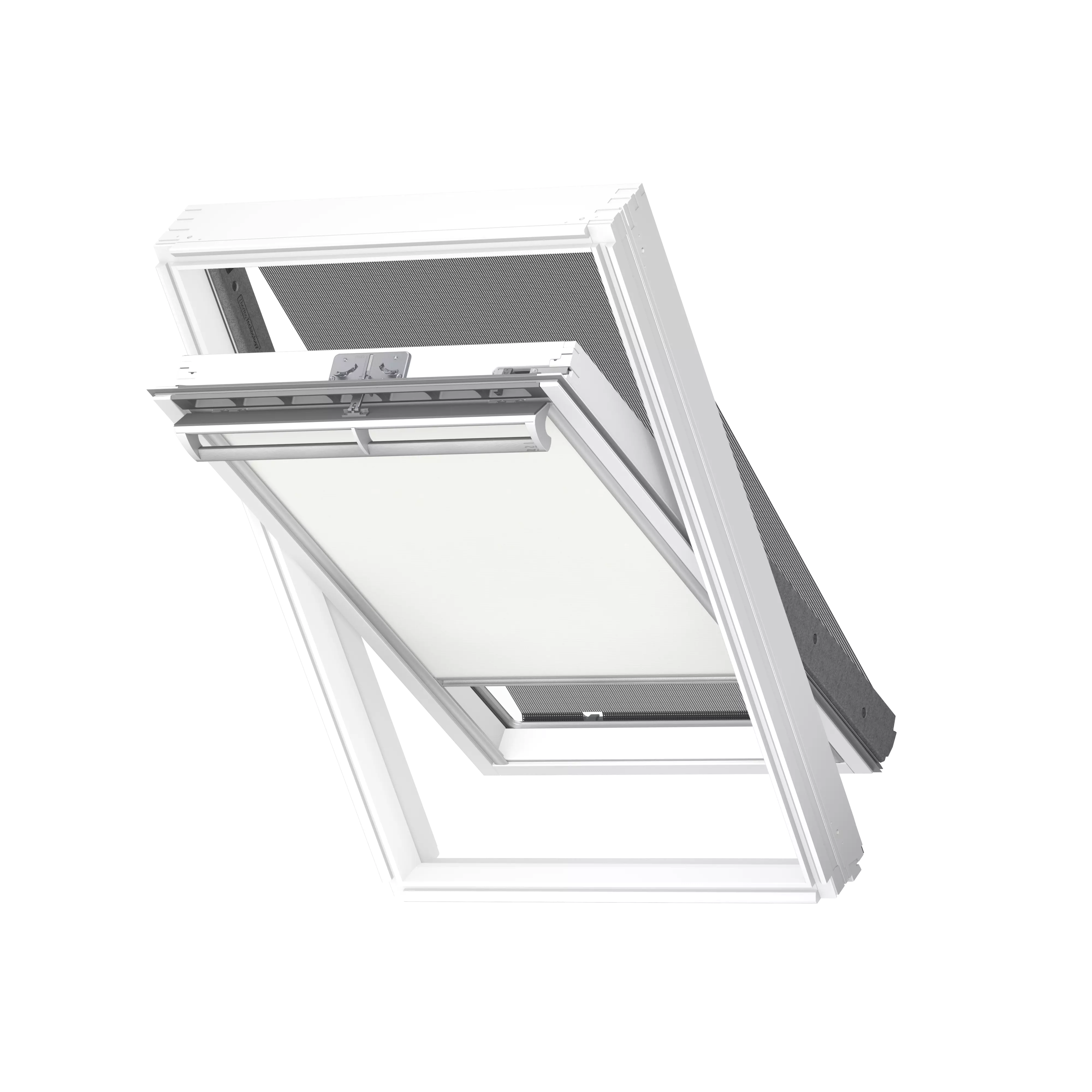VELUX Vorteils-Set Markise u. Rollo Weiss, alu Schiene, Standard ROF UK08 1028S