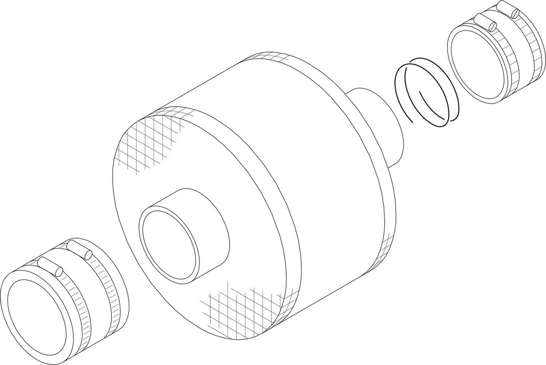 BOSCH Ersatzteil TTNR: 8718584389 Abgasschalldaempfer DN130 kpl