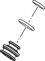 BOSCH Ersatzteil TTNR: 8718583542 Duese D3,35 everp
