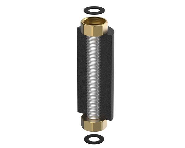 Flamco InoFlamcoex Edelstahlwellrohr DN 20, 1" IG, 300 mm, mit Isolierung M46152.30S Flamco InoFlamcoex Edelstahlwellrohr DN 20, 1" IG, 300 mm, mit Isolierung M46152.30S