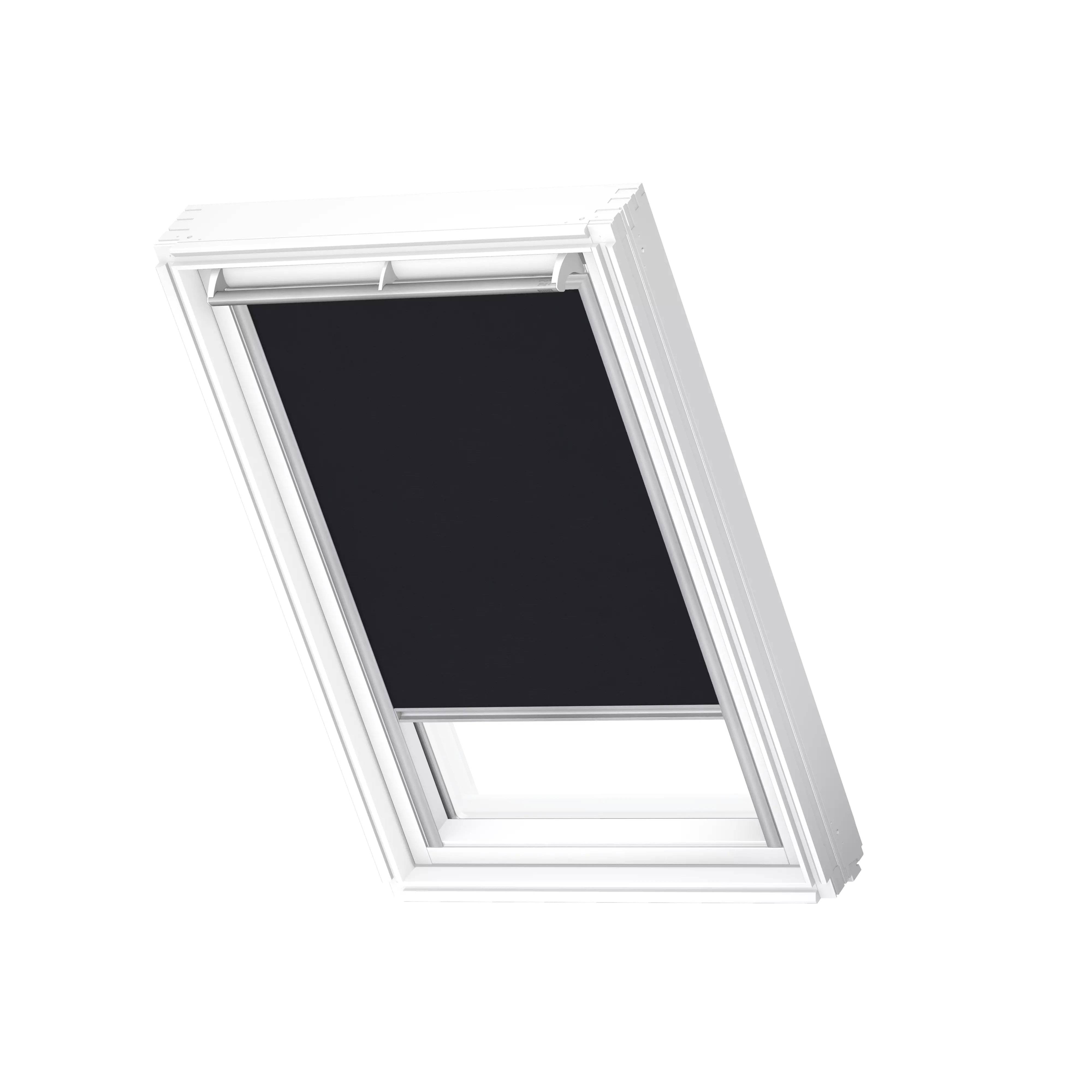 VELUX Rollo manuell Schwarz, alu Schiene, Premium RFL PK10 4069S