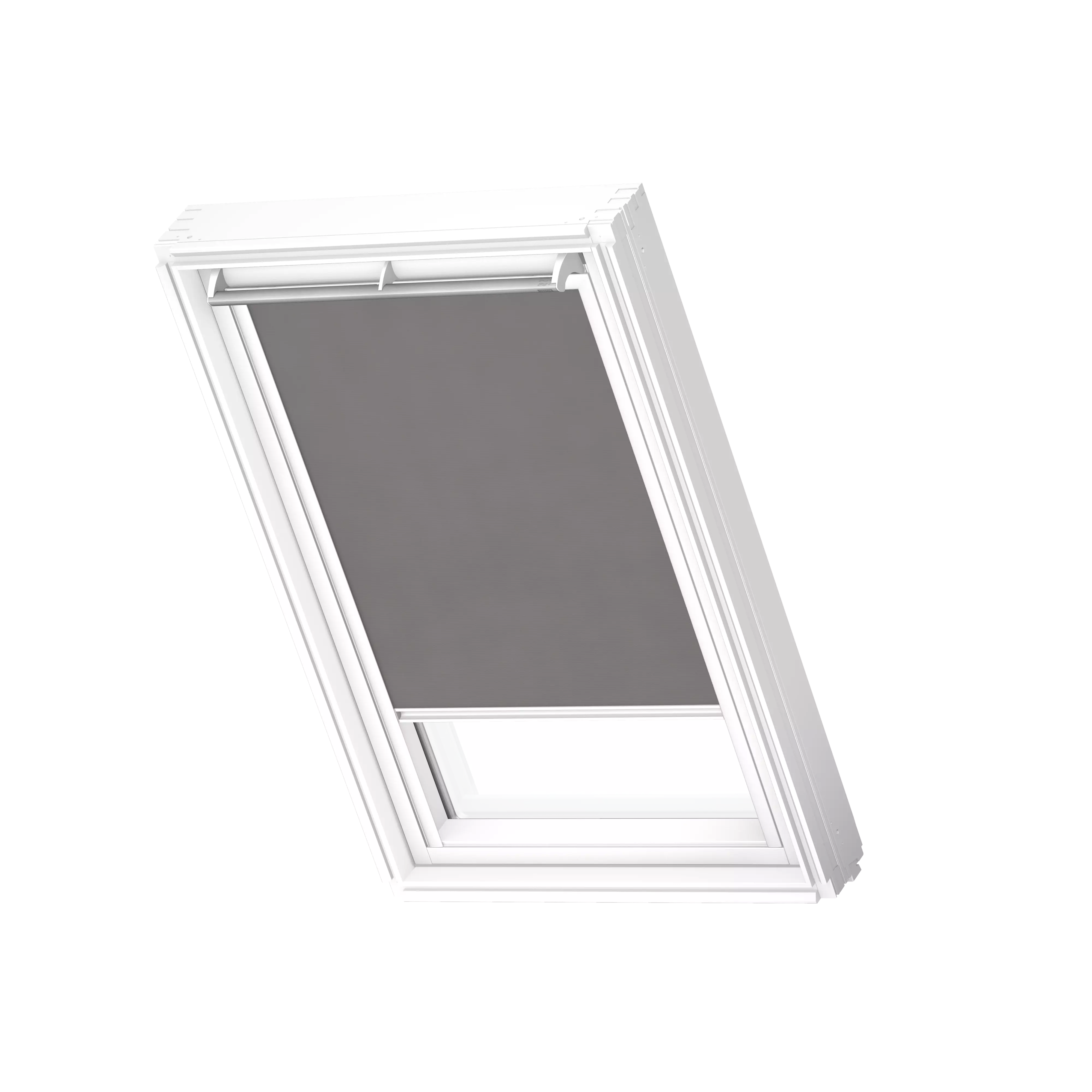 VELUX Rollo manuell Grau,, weisse Schiene, Standard RFL C02 4161SWL VELUX Rollo manuell Grau,, weisse Schiene, Standard RFL C02 4161SWL