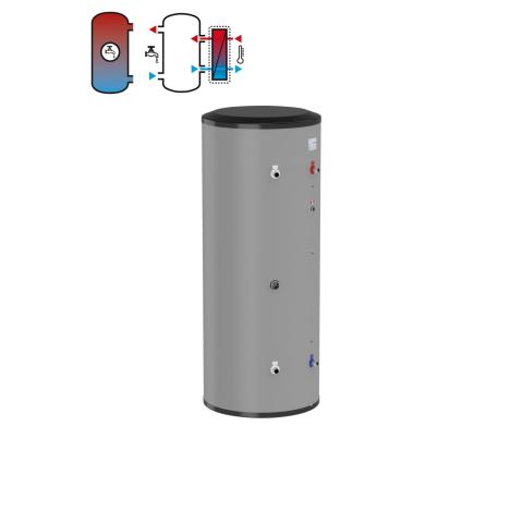 Flamco Ladespeicher Flamcoextherm LS-E 500 L silber Edelstahl Isol., Auslauf 19951 Flamco Ladespeicher Flamcoextherm LS-E 500 L silber Edelstahl Isol., Auslauf 19951