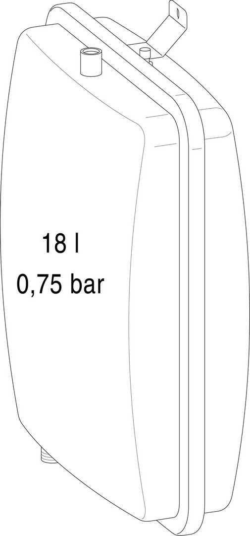 BOSCH Ersatzteil TTNR: 87186689340 Ausdehnungsgefaess HC