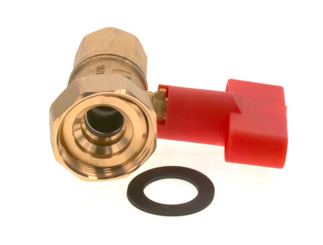 BOSCH Ersatzteil TTNR: 87185754050 Kugelhahn+Rueckschlagv 1" FL G1 1/2 everp