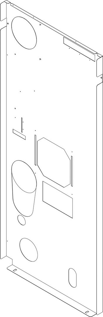 BOSCH Ersatzteil TTNR: 8738804941 Rueckwand CLA-1 150 (l) everp