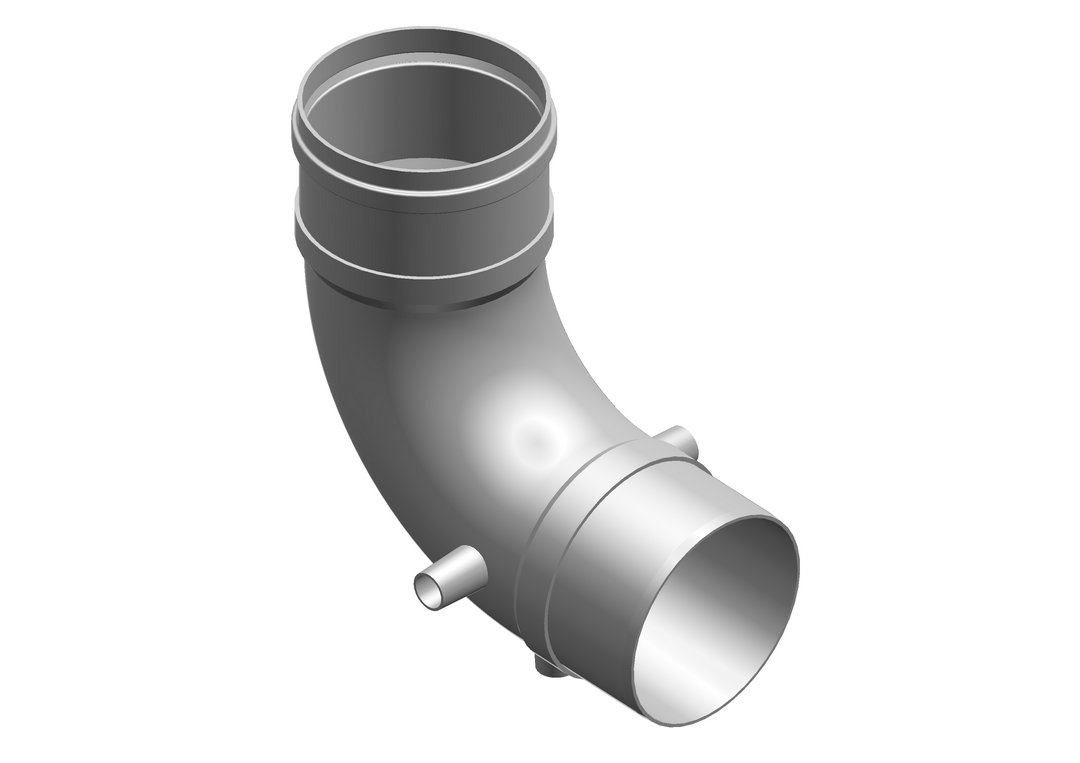 BOSCH Ersatzteil TTNR: 8718588627 Bogen 87Grd Anschluss 3/4 DN200 everp