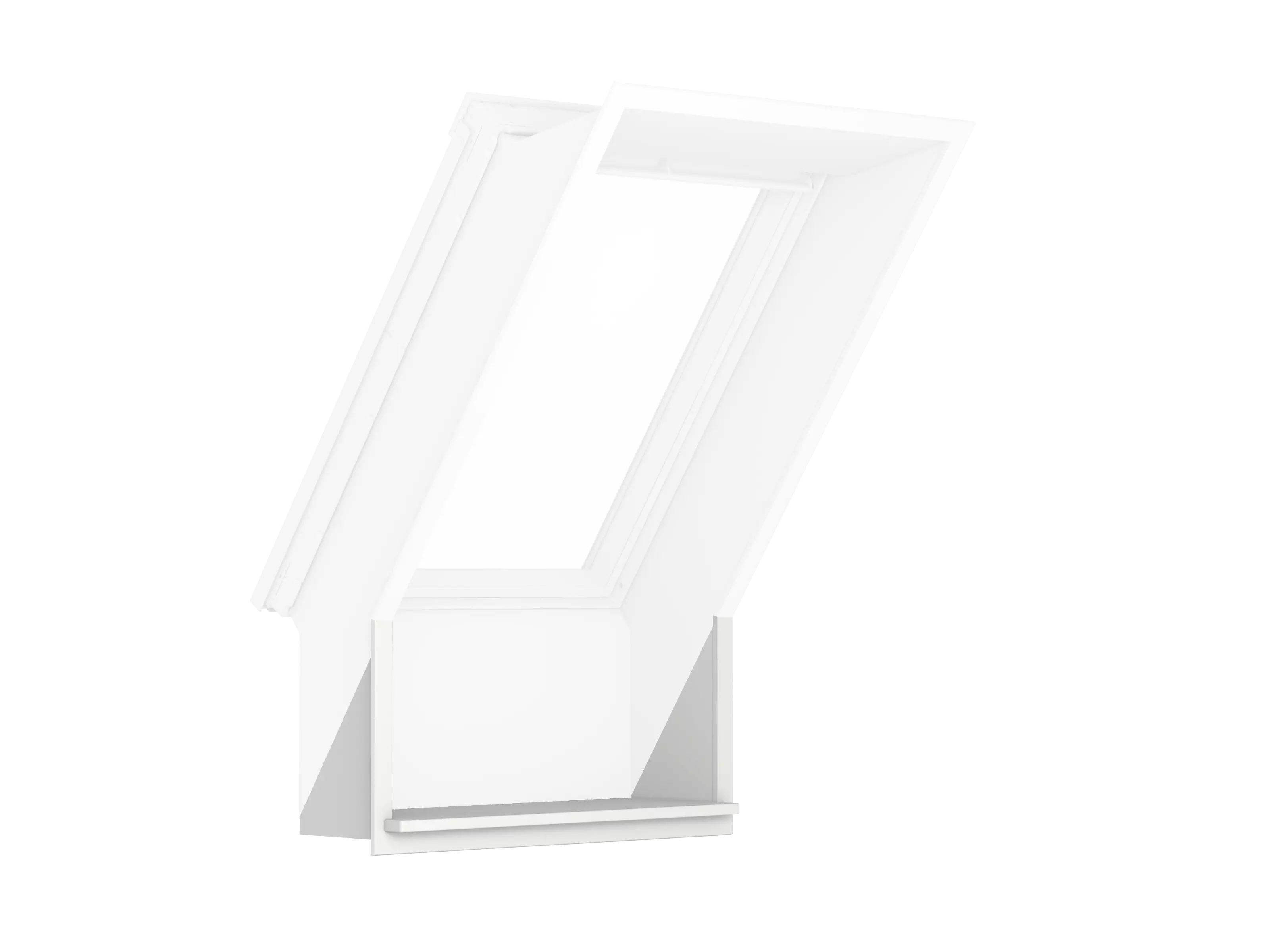 VELUX Innenfutter-Zusatzel. Abseite Kunststoff, weiss, inkl. BBX LEI CK00 2000