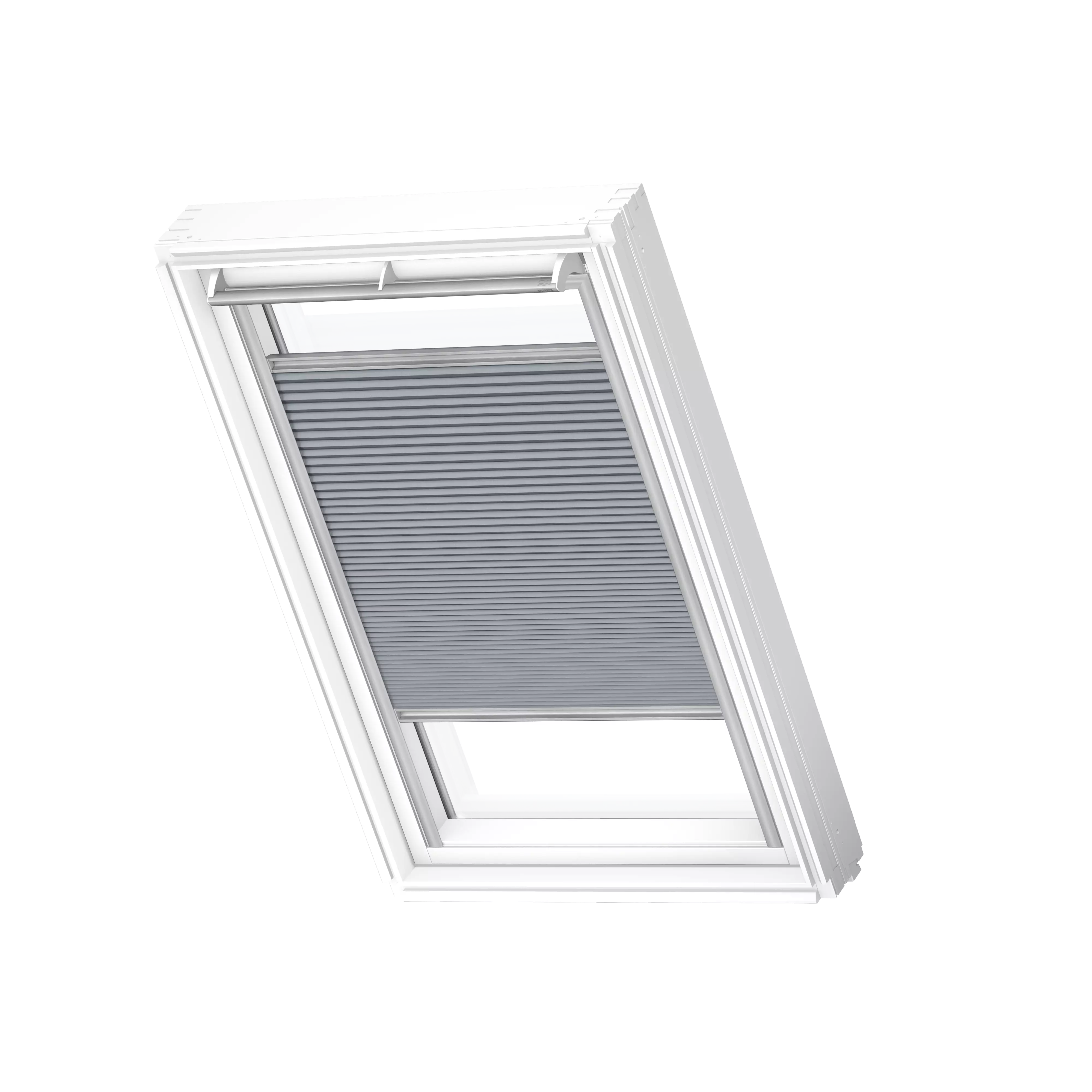 VELUX Wabenplissee Betongrau, alu Schiene, Standard FHC C02 1163S VELUX Wabenplissee Betongrau, alu Schiene, Standard FHC C02 1163S