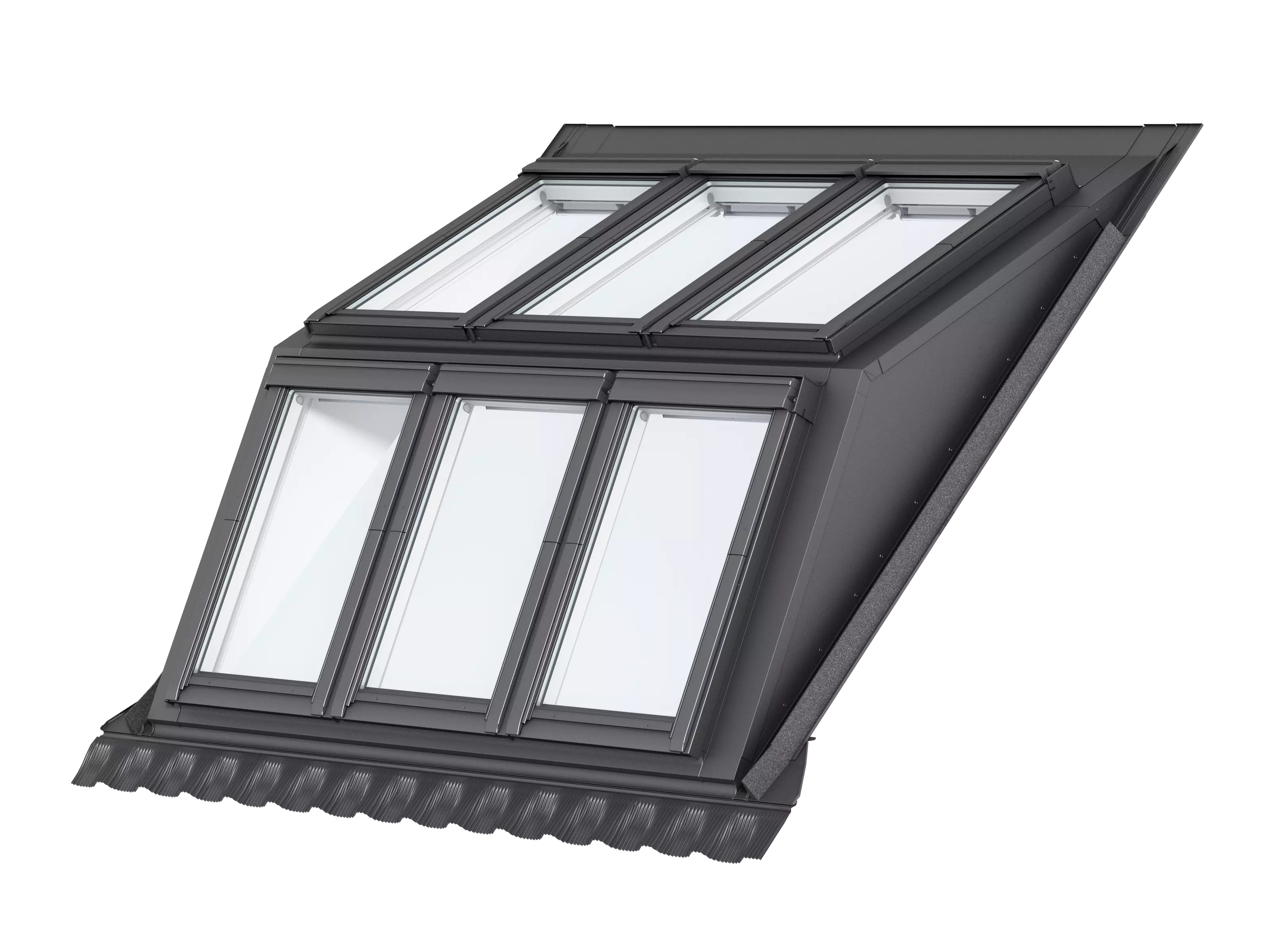 VELUX Kombi-Aufkeilrahmen fuer gaubenaehnliche Loesungen, Alu EBW MK06 2032BK VELUX Kombi-Aufkeilrahmen fuer gaubenaehnliche Loesungen, Alu EBW MK06 2032BK