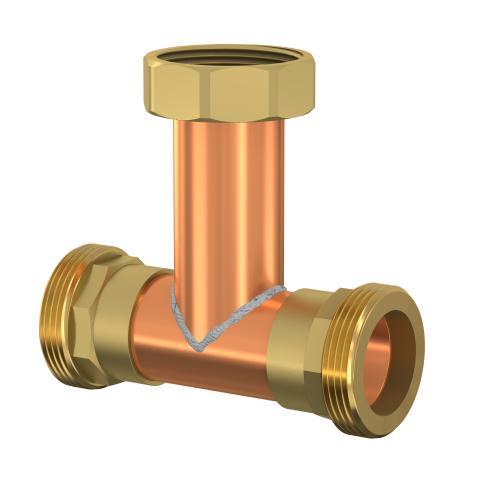 Flamco T-Stueck G 1 1/2 - PN 10 fuer Beistellbehaelter 17664 Flamco T-Stueck G 1 1/2 - PN 10 fuer Beistellbehaelter 17664